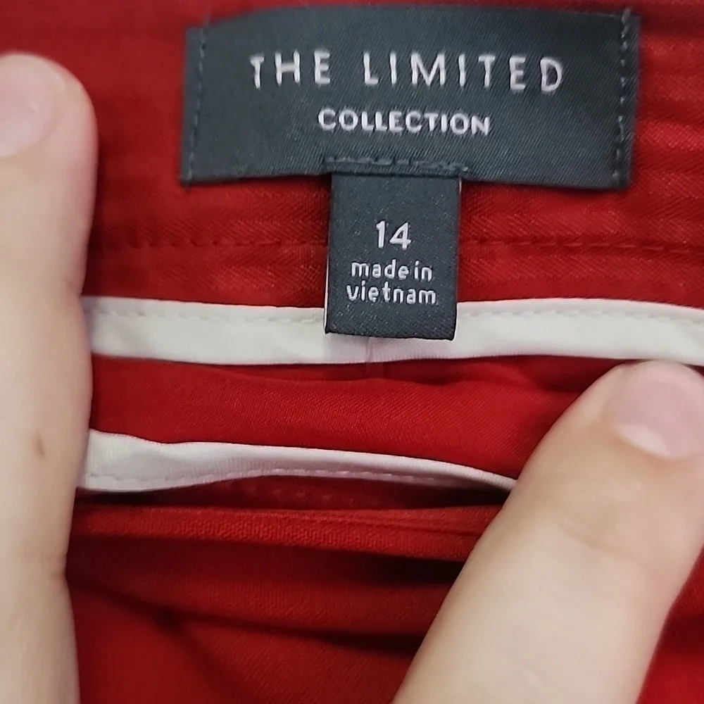 The Limited Elegant Red Skirt